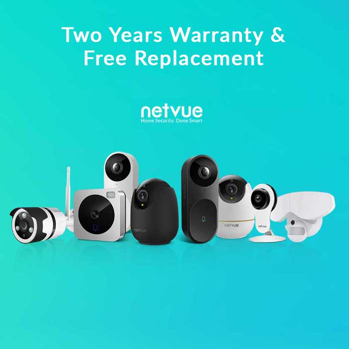 Garantía de sustitución gratuita (cámaras/timbres) - netvue